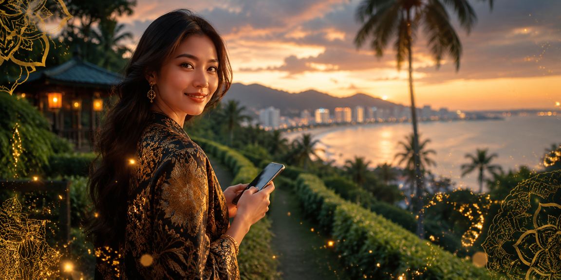Pengguna Pulau Pinang menggunakan aplikasi mudah alih srk250rd pada telefon Android